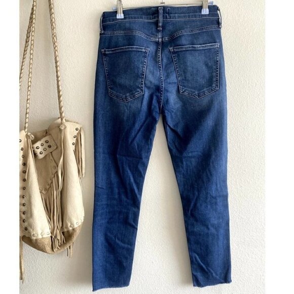 Agolde Sophie Medium Wash Raw Hem Skinny Jeans - 27 - Picture 4 of 6